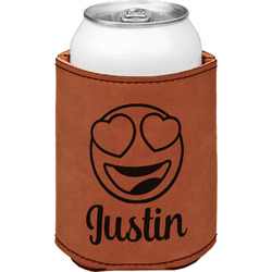 Emojis Leatherette Can Sleeve - Single Sided (Personalized)