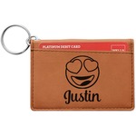 Emojis Leatherette Keychain ID Holder (Personalized)