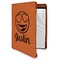 Emojis Leatherette Zipper Portfolio with Notepad (Personalized)