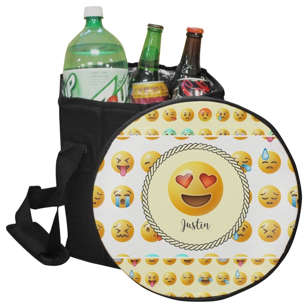 Custom Emojis Collapsible Cooler & Seat (Personalized)