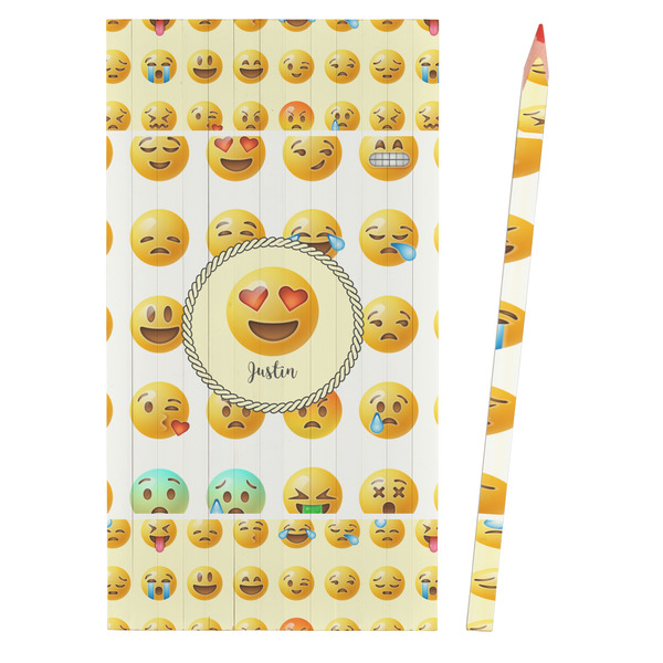 Emojis Colored Pencils - Front View