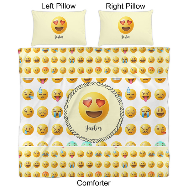 Emojis Comforter Set - King - Approval