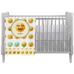 Emojis Crib Comforter / Quilt (Personalized)
