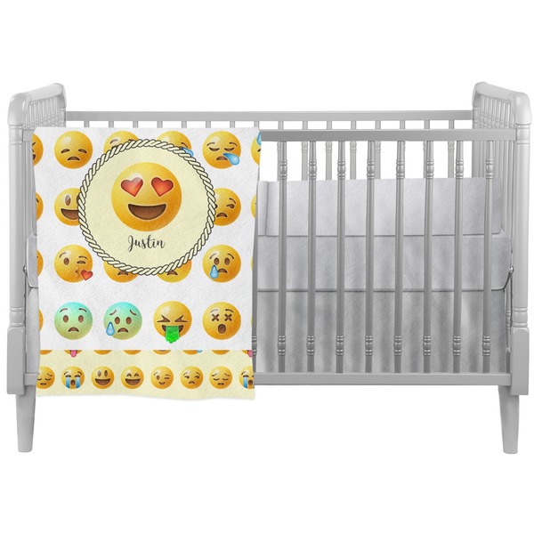 Custom Emojis Crib Comforter / Quilt (Personalized)