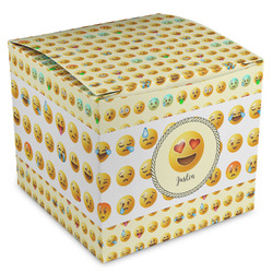 Emojis Cube Favor Gift Boxes (Personalized)