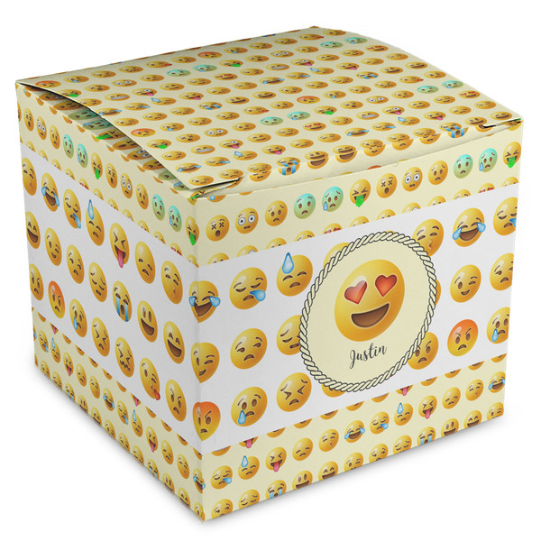 Custom Emojis Cube Favor Gift Boxes (Personalized)