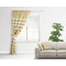 Emojis Curtain With Window and Rod - in Room Matching Pillow