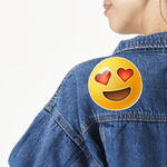 Emojis Twill Iron On Patch - Custom Shape - Large