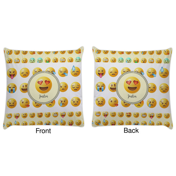Emojis Decorative Pillow Case - Approval
