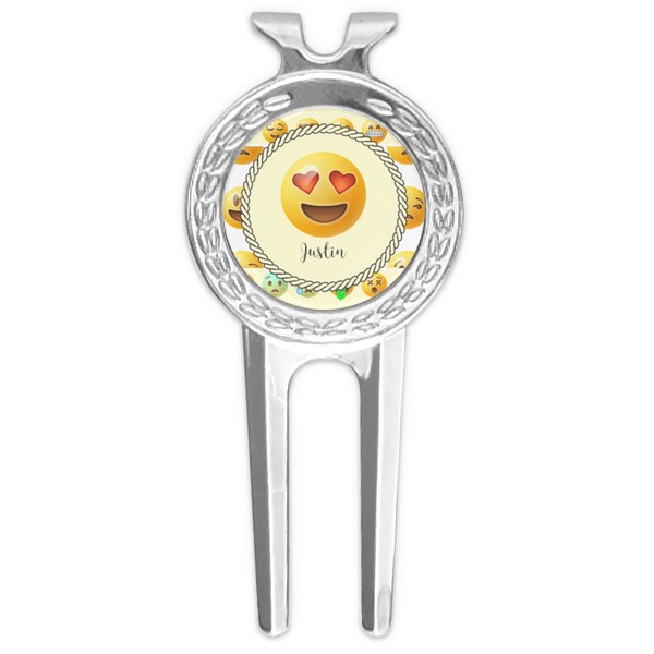 Custom Emojis Golf Divot Tool & Ball Marker (Personalized)