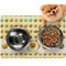 Emojis Dog Food Mat - Small LIFESTYLE