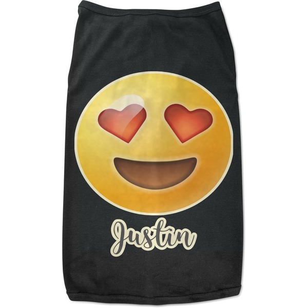 Custom Emojis Black Pet Shirt (Personalized)