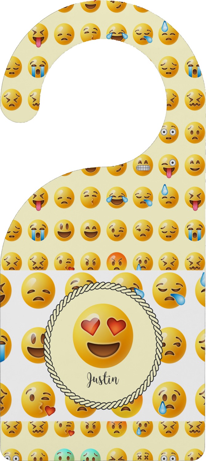Custom Emojis Door Hanger (Personalized) YouCustomizeIt