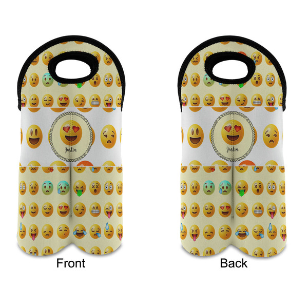 Emojis Double Wine Tote - APPROVAL (new)