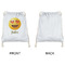 Emojis Drawstring Backpacks - Sweatshirt Fleece - Single Sided - APPROVAL