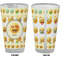 Emojis Pint Glass - Full Color - Front & Back Views