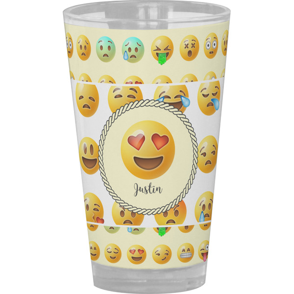Custom Emojis Pint Glass - Full Color (Personalized)