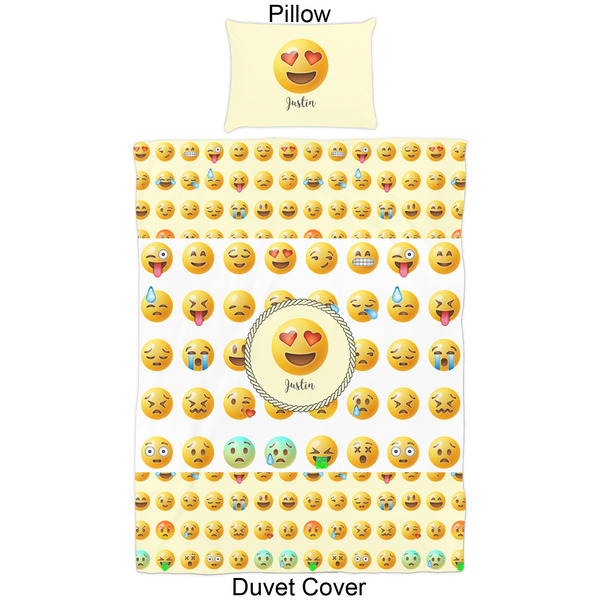 Emojis Duvet Cover Set - Twin - Approval
