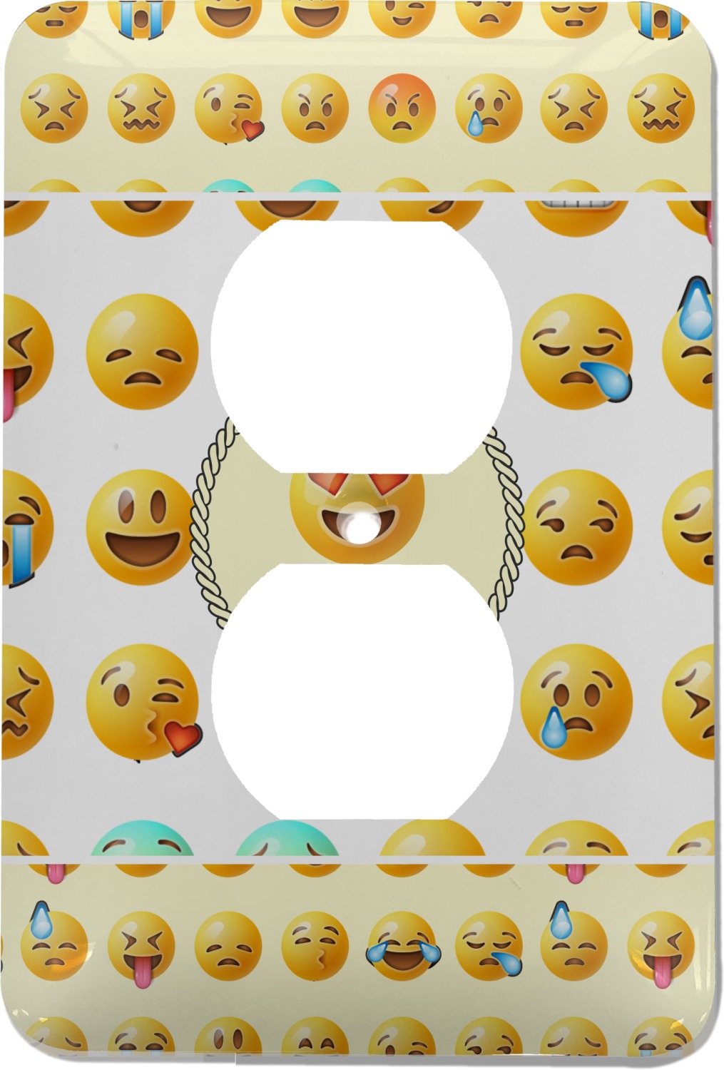 Emojis Electric Outlet Plate (Personalized) YouCustomizeIt
