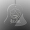 Emojis Engraved Glass Ornament - Bell