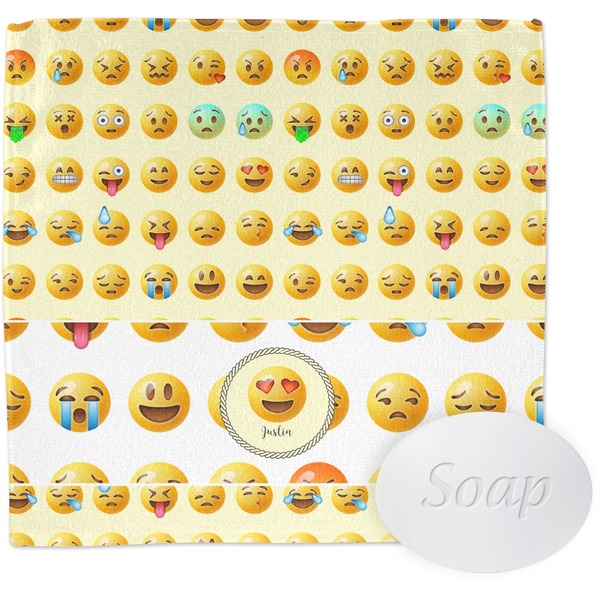 Emojis Wash Cloth with soap