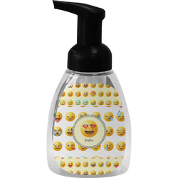 Emojis Foam Soap Bottle - Black (Personalized)