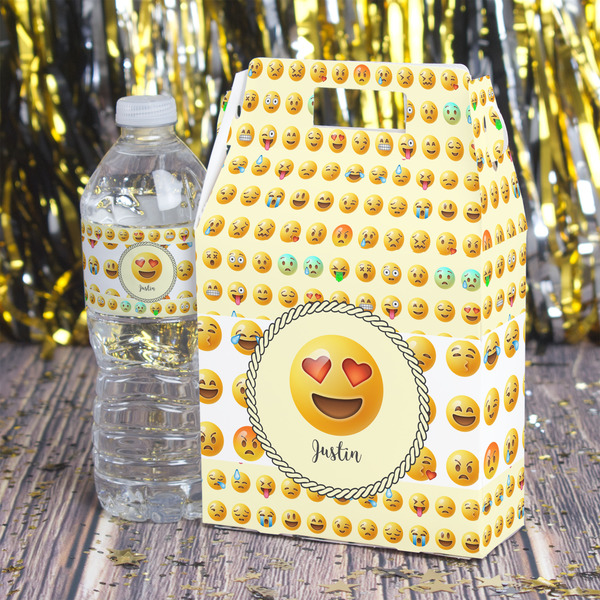 Emojis Gable Favor Box - In Context