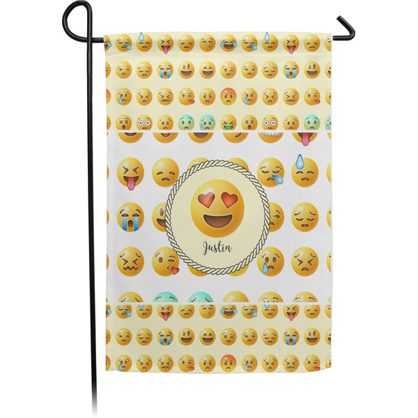 Custom Emojis Small Garden Flag - Single Sided w/ Name or Text