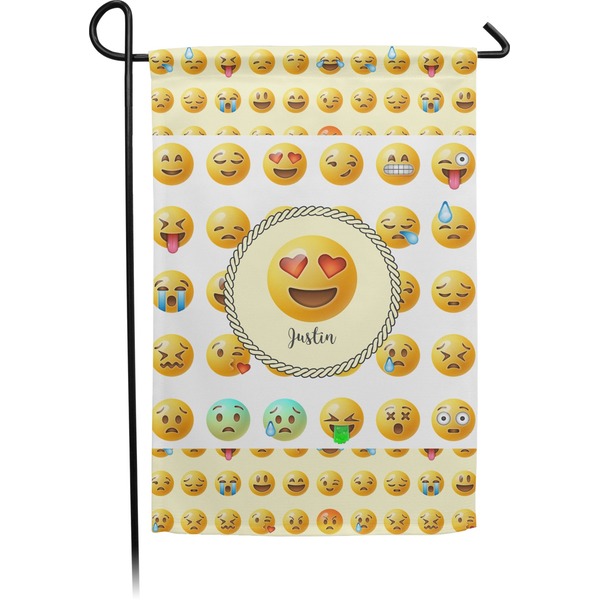 Custom Emojis Small Garden Flag - Double Sided w/ Name or Text