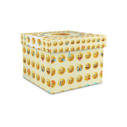 Emojis Gift Box with Lid - Canvas Wrapped - Small (Personalized)