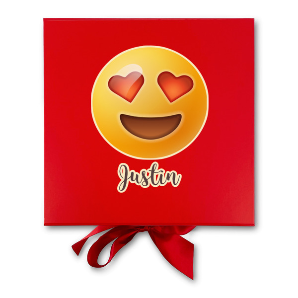 Emojis Gift Boxes with Magnetic Lid - Red - Approval