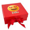 Emojis Gift Boxes with Magnetic Lid - Red - Front