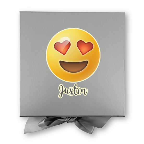 Emojis Gift Boxes with Magnetic Lid - Silver - Approval