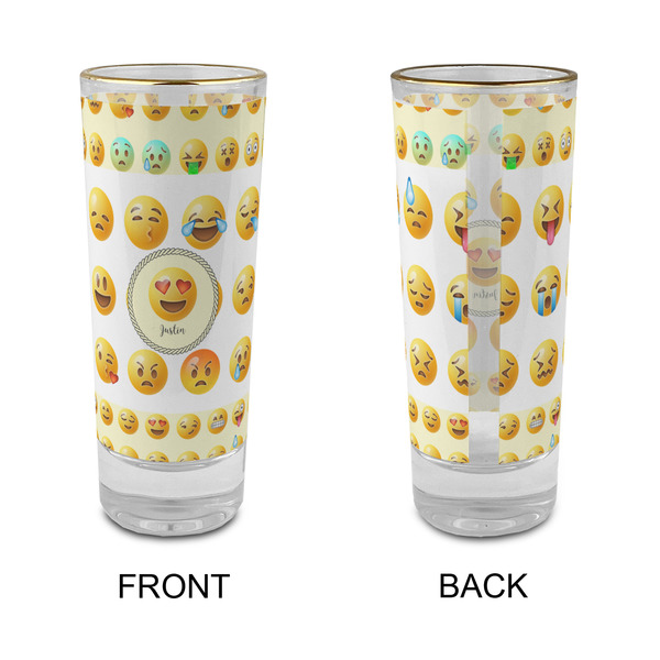 Emojis Glass Shot Glass - 2 oz - Single - APPROVAL