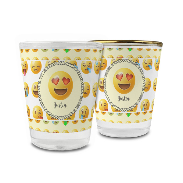 Custom Emojis Glass Shot Glass - 1.5 oz (Personalized)