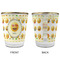 Emojis Glass Shot Glass - with gold rim - APPROVAL