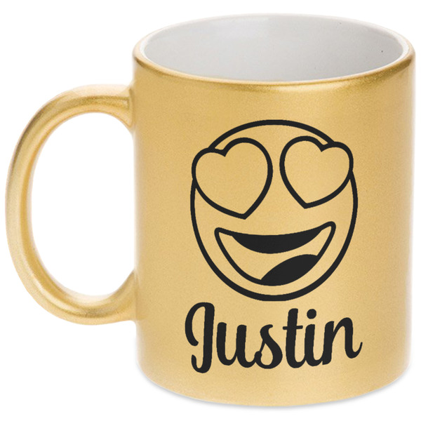 Custom Emojis Metallic Mug (Personalized)