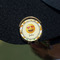 Emojis Golf Ball Marker Hat Clip - Gold - On Hat