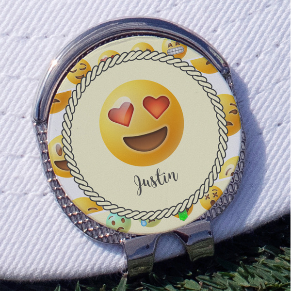 Custom Emojis Golf Ball Marker - Hat Clip