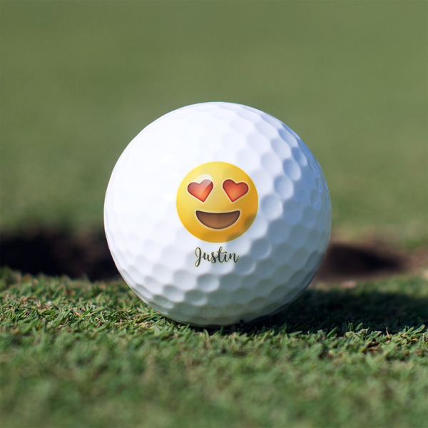 Custom Emojis Golf Balls - Non-Branded - Set of 3 (Personalized)