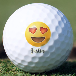 Emojis Golf Balls - Non-Branded - Set of 3 (Personalized)