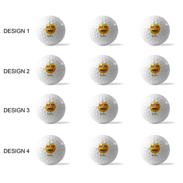 Emojis Golf Balls - Generic - Set of 12 - APPROVAL