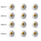 Emojis Golf Balls - Generic - Set of 12 - APPROVAL