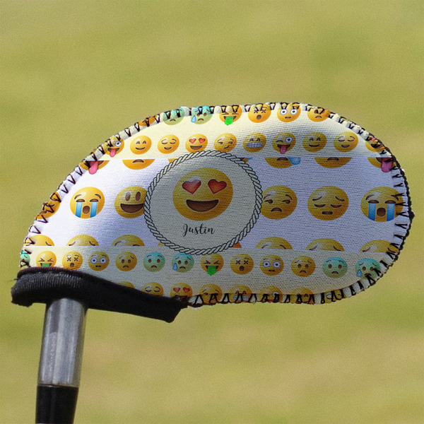 Custom Emojis Golf Club Iron Cover (Personalized)