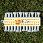 Emojis Golf Tees & Ball Markers Set (Personalized)