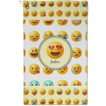 Emojis Golf Towel - Poly-Cotton Blend - Small w/ Name or Text