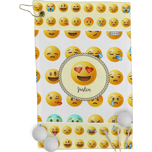 Emojis Golf Towel (Personalized)
