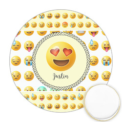 Emojis Printed Cookie Topper - Round (Personalized)