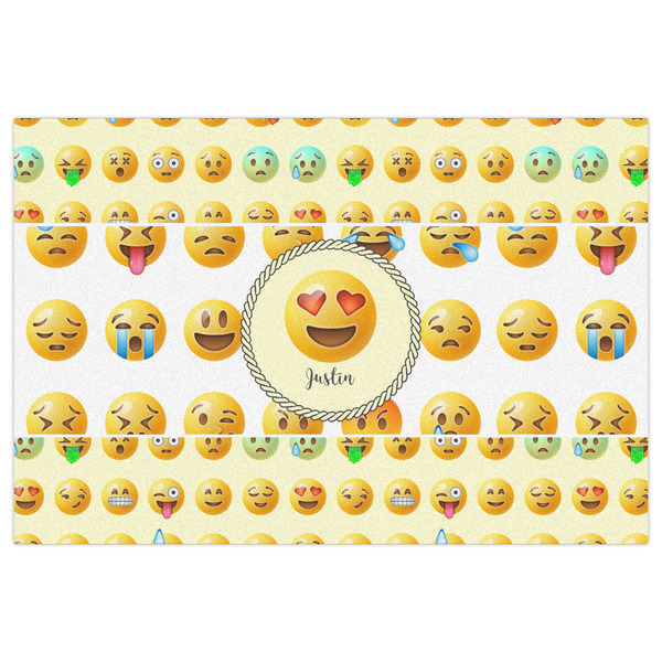 Emojis Indoor / Outdoor Rug - 2'x3' - Front Flat