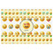 Emojis Indoor / Outdoor Rug - 4'x6' - Front Flat